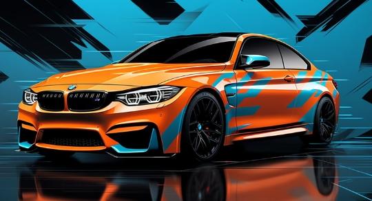 BMW farbwechselnden Autos