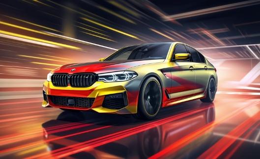 BMW farbwechselnden Autos